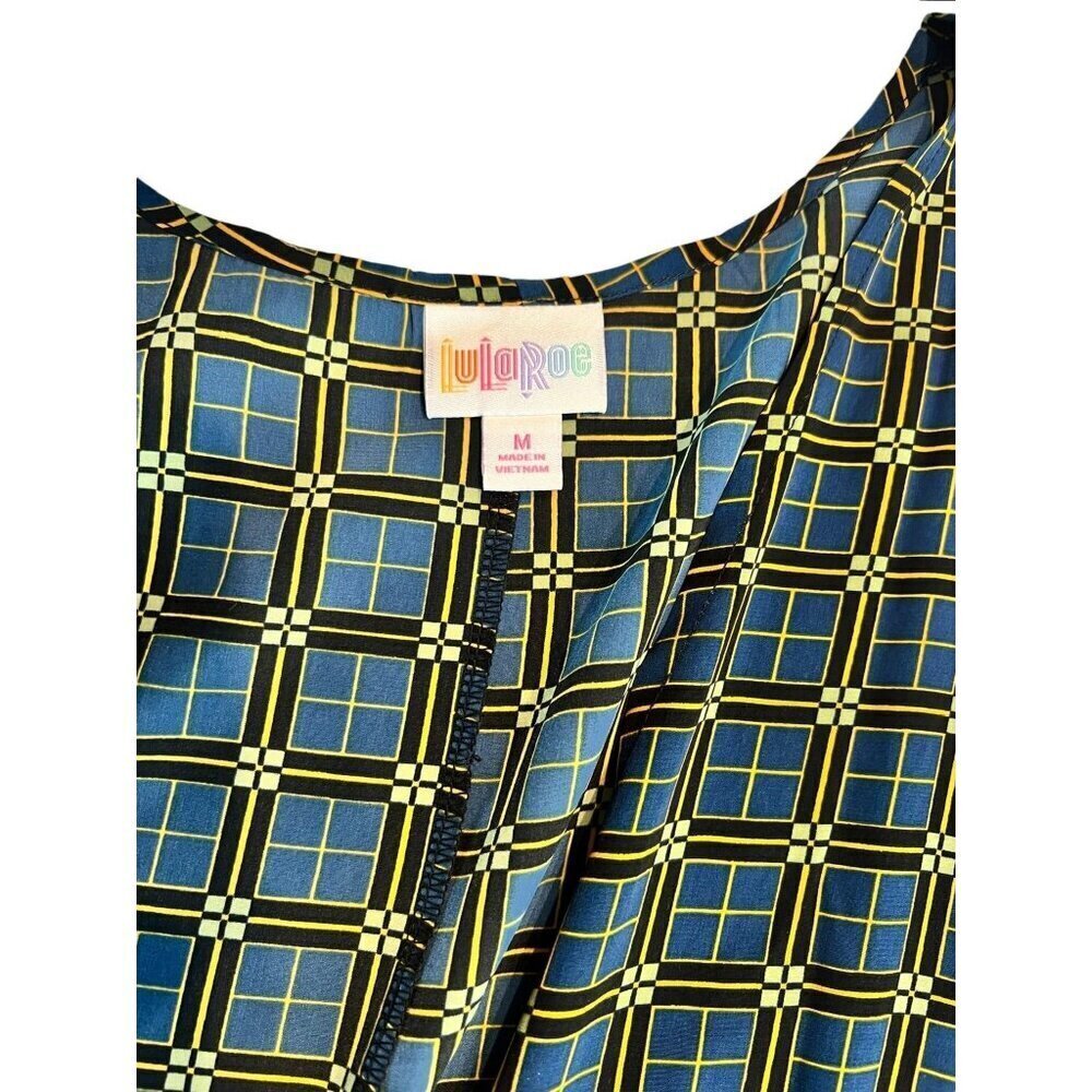 LuLaRoe Women's Blue & Black Lightweight Cardigan - Picture 3 of 6